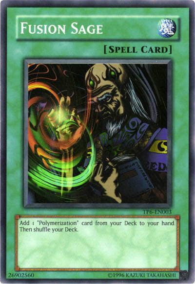Normal Spell, Spell, Super Rare, Tournament Pack 6, Unlimited Fusion Sage [TP6-EN003] Super Rare - Trading Card World