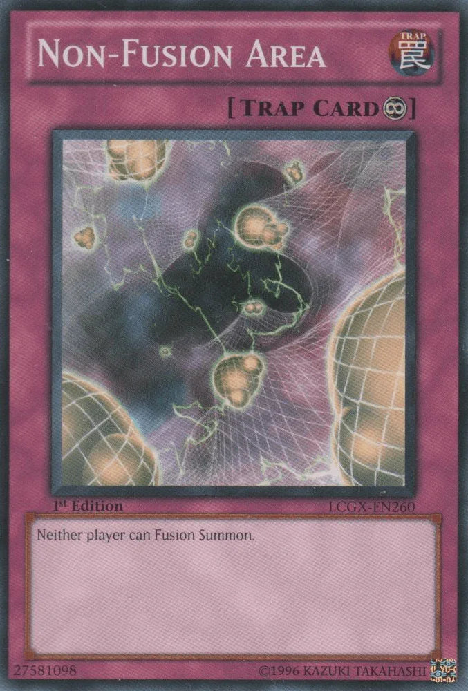 1st Edition, Common, Continuous Trap, Legendary Collection 2, Trap, Unlimited Non-Fusion Area [LCGX-EN260] Common - Trading Card World