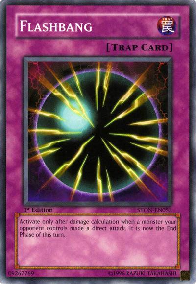 1st Edition, Common, Normal Trap, Strike of Neos, Trap, Unlimited Flashbang [STON-EN053] Common - Trading Card World