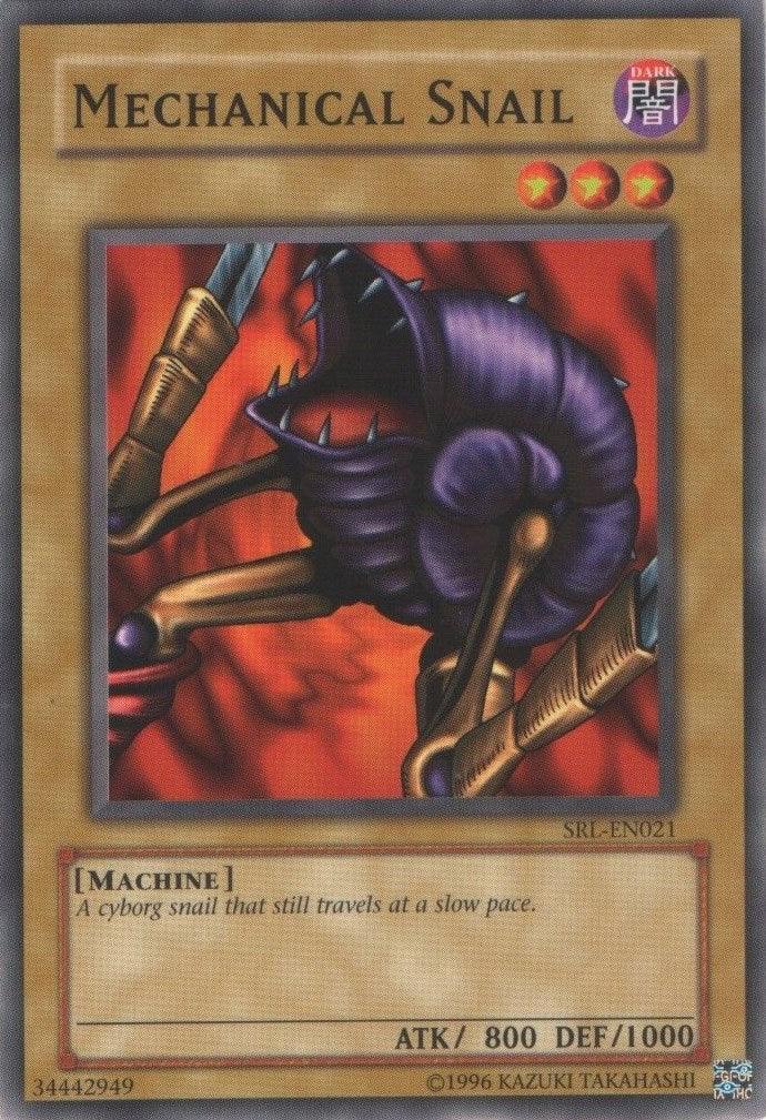 Common, Dark, Machine, Normal Monster, Spell Ruler, Unlimited Mechanical Snail [SRL-EN021] Common - Trading Card World