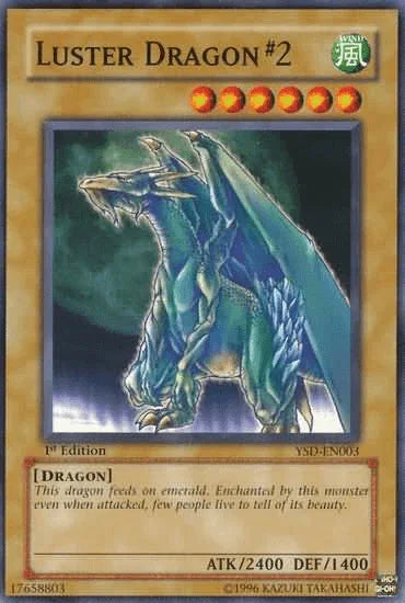 1st Edition, Common, Dragon, Normal Monster, Starter Deck 2006, Unlimited, Wind Luster Dragon #2 [YSD-EN003] Common - Trading Card World