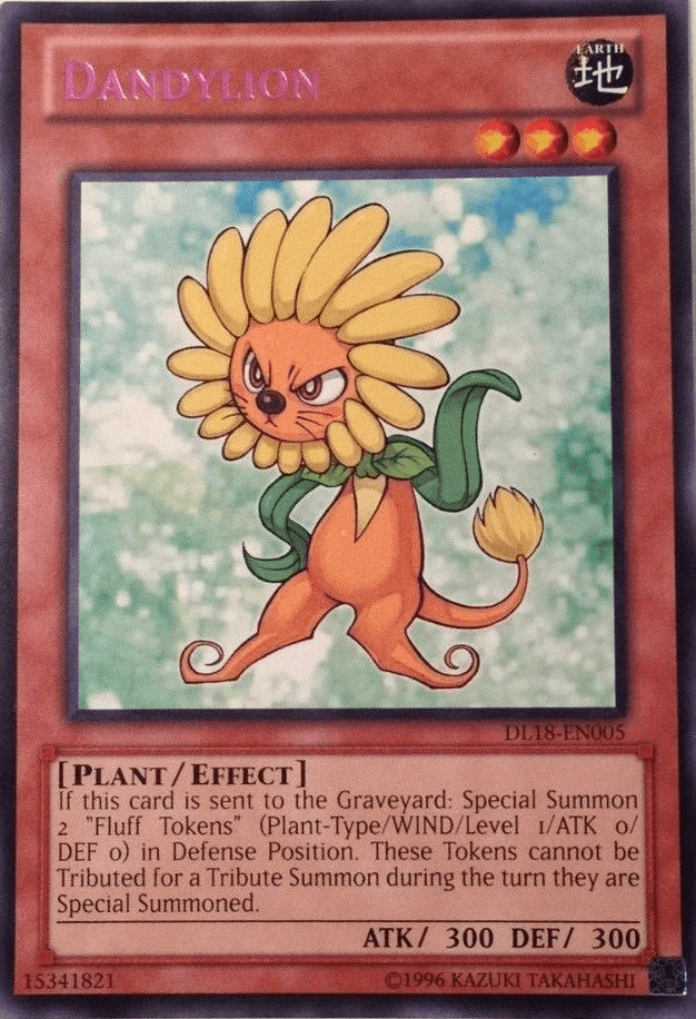 Duelist League Promo, Earth, Effect Monster, Plant, Rare, Unlimited Dandylion (Purple) [DL18-EN005] Rare - Trading Card World
