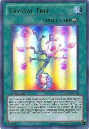 1st Edition, Continuous Spell, Legendary Collection 2, Spell, Ultra Rare, Unlimited Crystal Tree [LCGX-EN170] Ultra Rare - Trading Card World