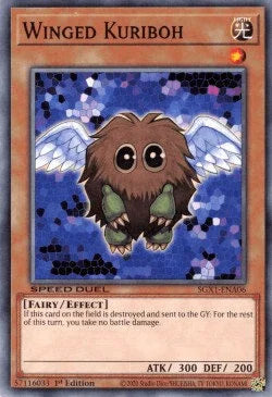 1st Edition, Common, Effect Monster, Fairy, Light, Speed Duel GX: Duel Academy Box Winged Kuriboh [SGX1-ENA06] Common - Trading Card World
