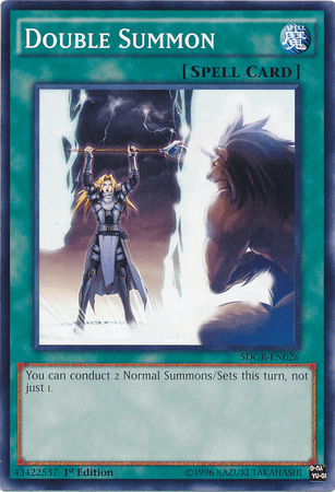 1st Edition, Common, Normal Spell, Spell, Structure Deck: Geargia Rampage Double Summon [SDGR-EN026] Common - Trading Card World
