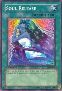 1st Edition, Common, Metal Raiders, Normal Spell, Spell, Unlimited Soul Release [MRD-058] Common - Trading Card World