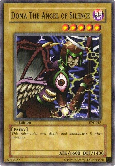 1st Edition, Common, Dark, Fairy, Normal Monster, Starter Deck: Yugi, Unlimited Doma The Angel of Silence [SDY-015] Common - Trading Card World