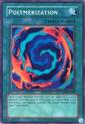 Normal Spell, Spell, Super Rare, The Legend of Blue Eyes White Dragon, Unlimited Polymerization [LOB-EN059] Super Rare - Trading Card World