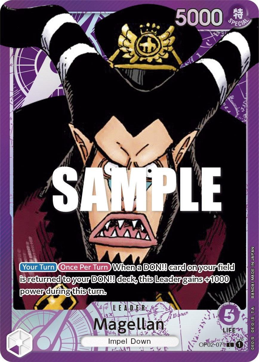 Impel Down, Leader, Paramount War Magellan (Alternate Art) [Paramount War] - Trading Card World