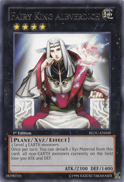 1st Edition, Earth, Plant, Rare, Return of the Duelist, Unlimited, Xyz/Effect Monster Fairy King Albverdich [REDU-EN049] Rare - Trading Card World