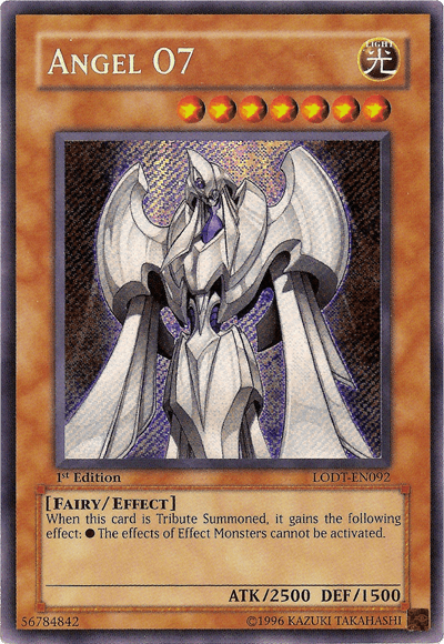 1st Edition, Effect Monster, Fairy, Light, Light of Destruction, Secret Rare, Unlimited Angel O7 [LODT-EN092] Secret Rare - Trading Card World