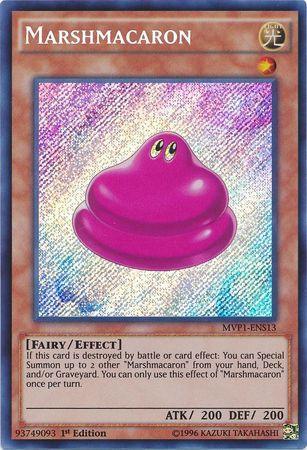 1st Edition, Effect Monster, Fairy, Light, Secret Rare, The Dark Side of Dimensions Movie Pack: Secret Edition Marshmacaron [MVP1-ENS13] Secret Rare - Trading Card World