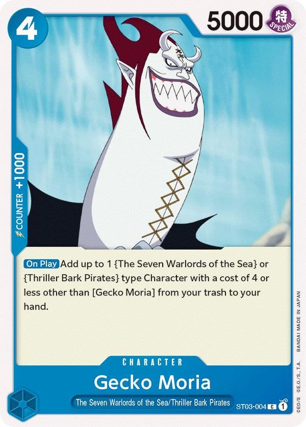 Character, Common, Starter Deck: The Seven Warlords of The Sea, Starter Decks, The Seven Warlords of the Sea, Thriller Bark Pirates Gecko Moria [Starter Deck: The Seven Warlords of The Sea] - Trading Card World