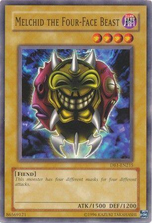 Common, Dark, Dark Beginning 1, Fiend, Normal Monster, Unlimited Melchid the Four-Face Beast [DB1-EN215] Common - Trading Card World