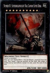 1st Edition, Common, Earth, Legendary Duelists: Season 2, Machine, Xyz/Effect Monster Number 81: Superdreadnought Rail Cannon Super Dora [LDS2-EN123] Common - Trading Card World