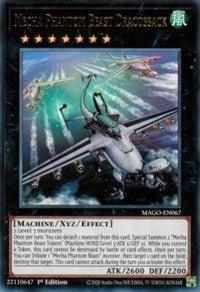 1st Edition, Machine, Maximum Gold, Rare, Wind, Xyz/Effect Monster Mecha Phantom Beast Dracossack [MAGO-EN067] Rare - Trading Card World