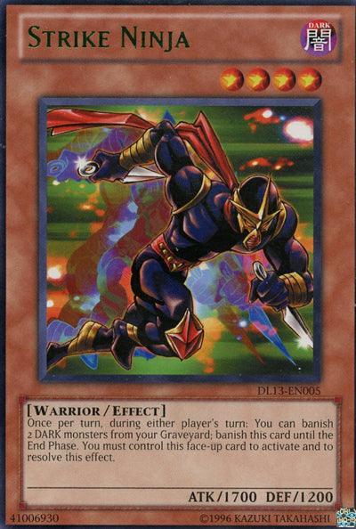 Dark, Duelist League Promo, Effect Monster, Rare, Unlimited, Warrior Strike Ninja (Green) [DL13-EN005] Rare - Trading Card World