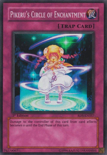 1st Edition, Normal Trap, Rise of Destiny, Super Rare, Trap, Unlimited Pikeru's Circle of Enchantment [RDS-EN057] Super Rare - Trading Card World