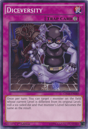1st Edition, Common, Continuous Trap, Crossed Souls, Trap, Unlimited Diceversity [CROS-EN080] Common - Trading Card World