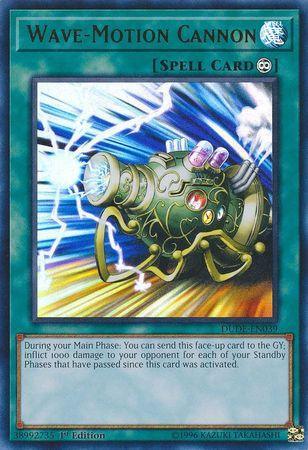 1st Edition, Continuous Spell, Duel Devastator, Spell, Ultra Rare Wave-Motion Cannon [DUDE-EN039] Ultra Rare - Trading Card World