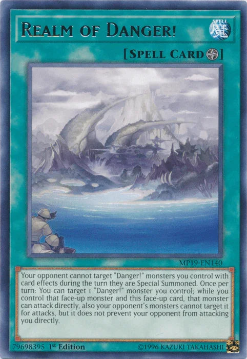 1st Edition, 2019 Gold Sarcophagus Tin Mega Pack, Field Spell, Rare, Spell, Unlimited Realm of Danger! [MP19-EN140] Rare - Trading Card World