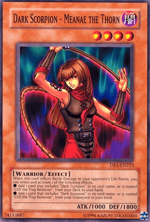 Common, Dark, Dark Revelation Volume 1, Effect Monster, Unlimited, Warrior Dark Scorpion - Meanae the Thorn [DR1-EN223] Common - Trading Card World