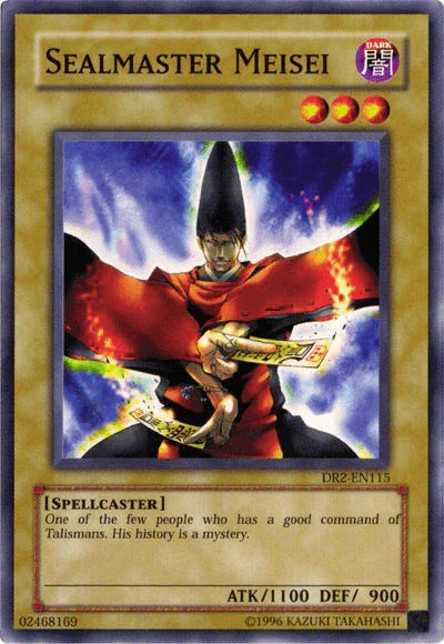 Common, Dark, Dark Revelation Volume 2, Normal Monster, Spellcaster, Unlimited Sealmaster Meisei [DR2-EN115] Common - Trading Card World
