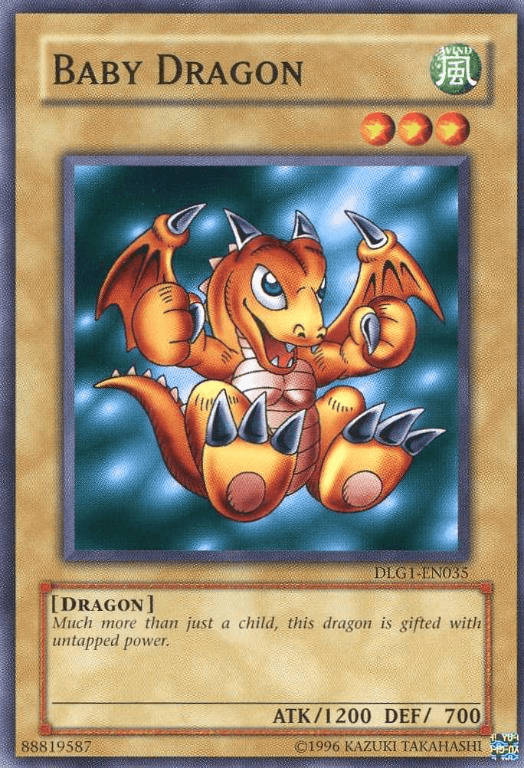 Common, Dark Legends, Dragon, Normal Monster, Unlimited, Wind Baby Dragon [DLG1-EN035] Common - Trading Card World