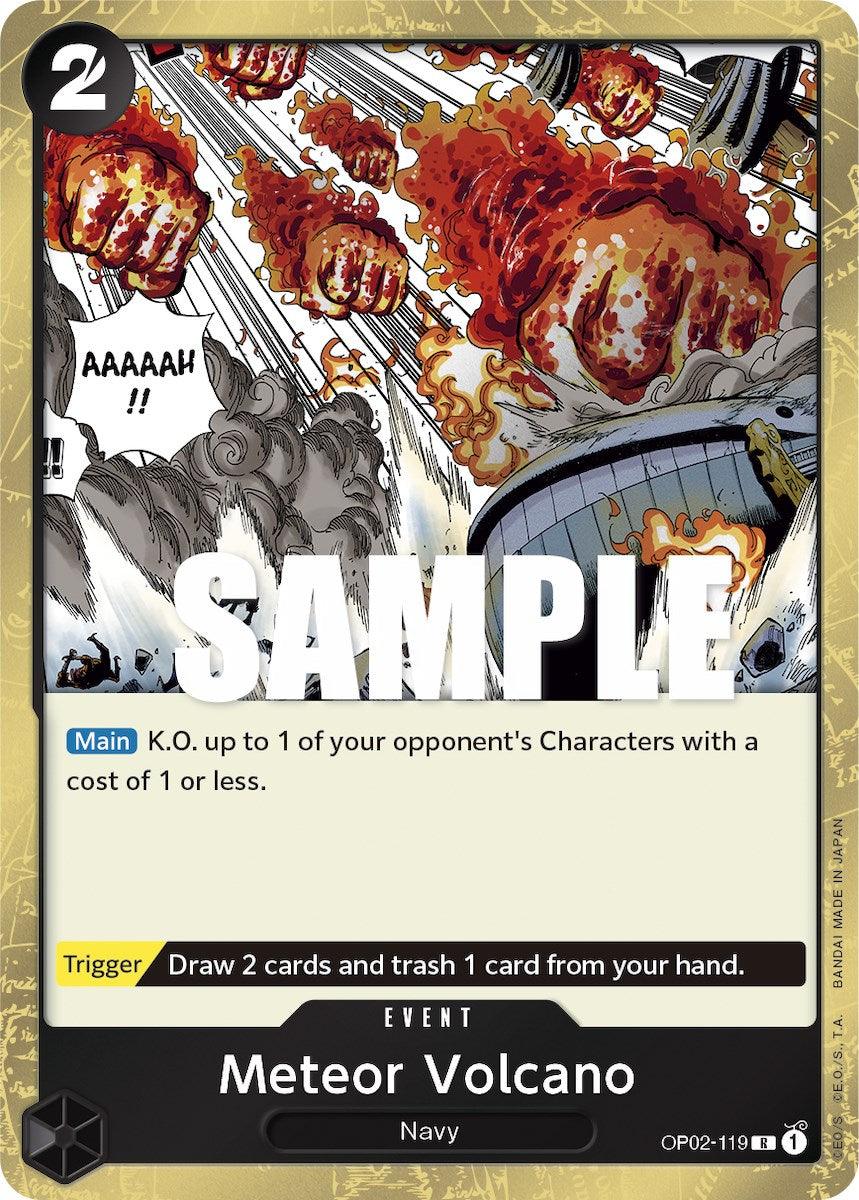 Event, Navy, Paramount War, Rare Meteor Volcano [Paramount War] - Trading Card World