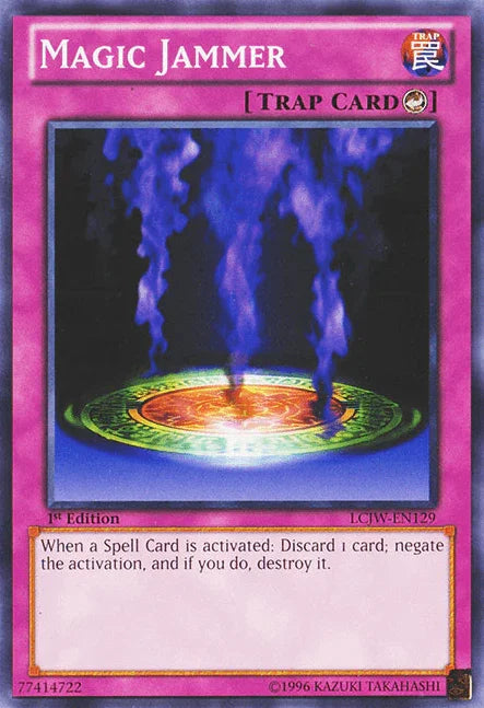 1st Edition, Common, Counter Trap, Legendary Collection 4: Joey's World, Spell Magic Jammer [LCJW-EN129] Common - Trading Card World