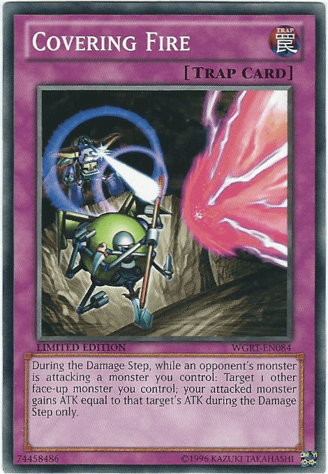 Battle Pack 2: War of the Giants Reinforcements, Common, Limited, Normal Trap, Trap Covering Fire [WGRT-EN084] Common - Trading Card World