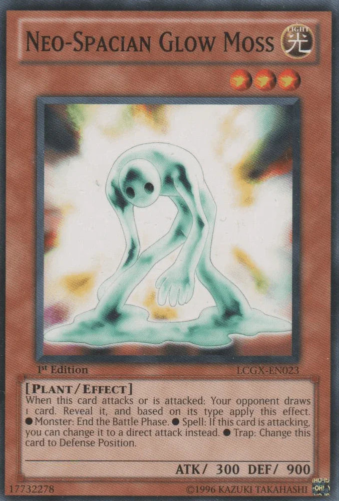 1st Edition, Common, Effect Monster, Legendary Collection 2, Light, Plant, Unlimited Neo-Spacian Glow Moss [LCGX-EN023] Common - Trading Card World
