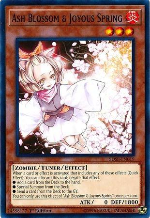 1st Edition, Common, Fire, Structure Deck: Soulburner, Tuner/Effect Monster, Zombie Ash Blossom & Joyous Spring [SDSB-EN019] Common - Trading Card World