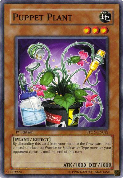 1st Edition, Common, Earth, Effect Monster, Plant, Strike of Neos, Unlimited Puppet Plant [STON-EN022] Common - Trading Card World