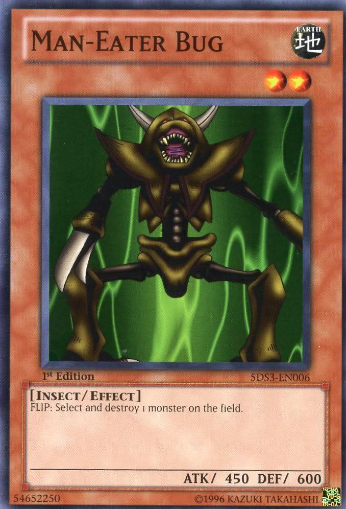 1st Edition, Common, Earth, Effect Monster, Insect, Starter Deck: Duelist Toolbox Man-Eater Bug [5DS3-EN006] Common - Trading Card World