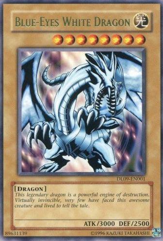 Dragon, Duelist League Promo, Light, Normal Monster, Rare, Unlimited Blue-Eyes White Dragon (Green) [DL09-EN001] Rare - Trading Card World