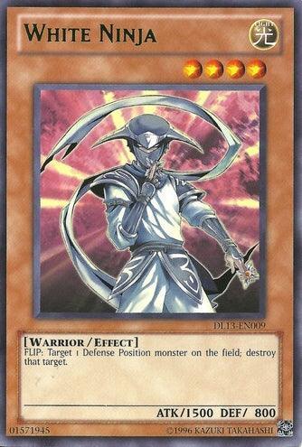Duelist League Promo, Effect Monster, Light, Rare, Unlimited, Warrior White Ninja (Green) [DL13-EN009] Rare - Trading Card World