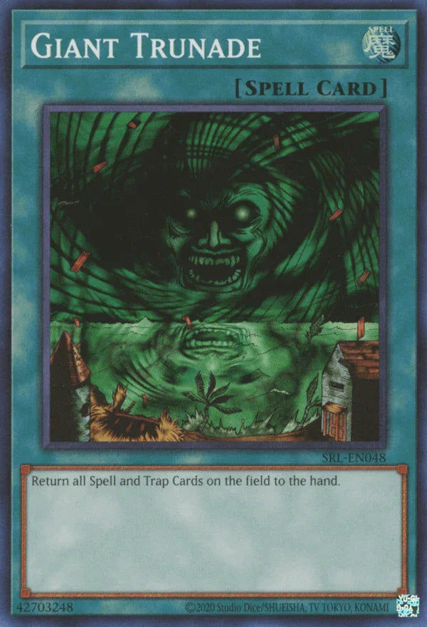 Normal Spell, Spell, Spell Ruler, Super Rare, Unlimited Giant Trunade [SRL-EN048] Super Rare - Trading Card World