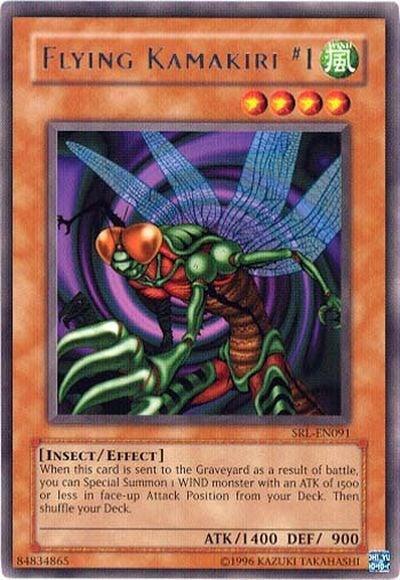 Effect Monster, Insect, Rare, Spell Ruler, Unlimited, Wind Flying Kamakiri #1 [SRL-EN091] Rare - Trading Card World