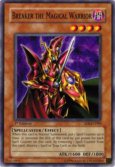 1st Edition, Common, Dark, Effect Monster, Spellcaster, Structure Deck: Spellcaster's Judgment, Unlimited Breaker the Magical Warrior [SD6-EN009] Common - Trading Card World