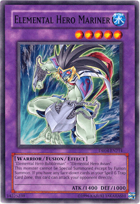 Common, Dark Revelation Volume 4, Fusion/Effect Monster, Unlimited, Warrior, Water Elemental Hero Mariner [DR04-EN214] Common - Trading Card World