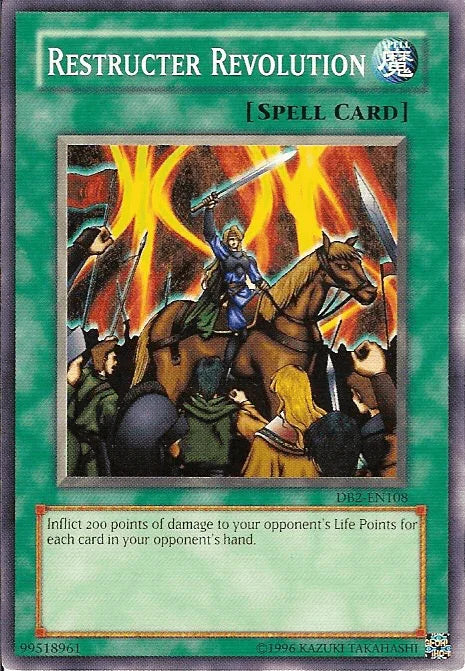 Common, Dark Beginning 2, Normal Spell, Spell, Unlimited Restructer Revolution [DB2-EN108] Common - Trading Card World