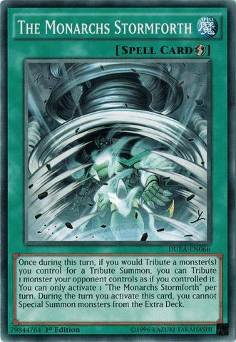 1st Edition, Common, Duelist Alliance, Quick Play Spell, Spell, Unlimited The Monarchs Stormforth [DUEA-EN066] Common - Trading Card World