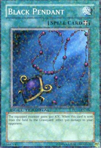 Common, Duel Terminal 1, Equip Spell, Limited, Spell Black Pendant [DT01-EN094] Common - Trading Card World