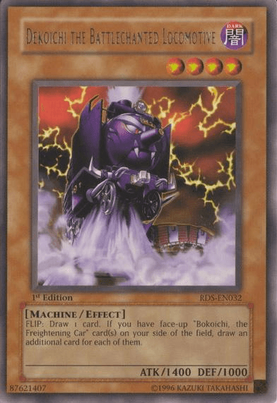 1st Edition, Dark, Effect Monster, Machine, Rare, Rise of Destiny, Unlimited Dekoichi the Battlechanted Locomotive [RDS-EN032] Rare - Trading Card World