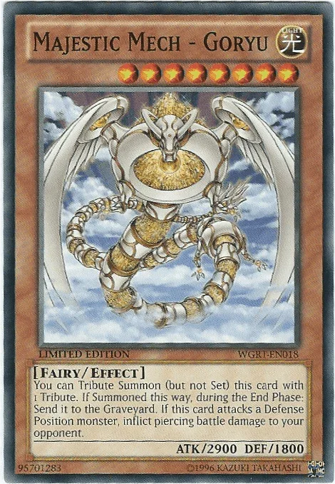 Battle Pack 2: War of the Giants Reinforcements, Common, Effect Monster, Light, Limited Majestic Mech - Goryu [WGRT-EN018] Common - Trading Card World
