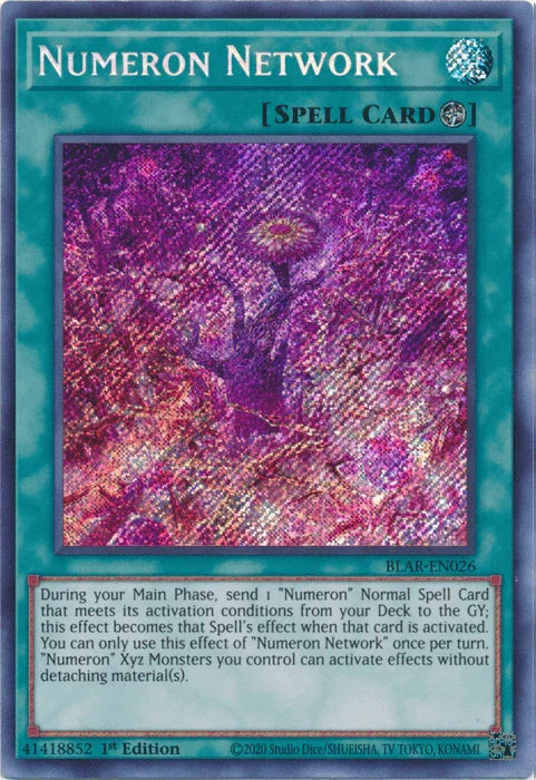 1st Edition, Battles of Legend: Armageddon, Field Spell, Secret Rare, Spell Numeron Network [BLAR-EN026] Secret Rare - Trading Card World