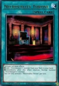 1st Edition, Maximum Gold, Normal Spell, Rare, Spell Necrovalley Throne [MAGO-EN088] Rare - Trading Card World