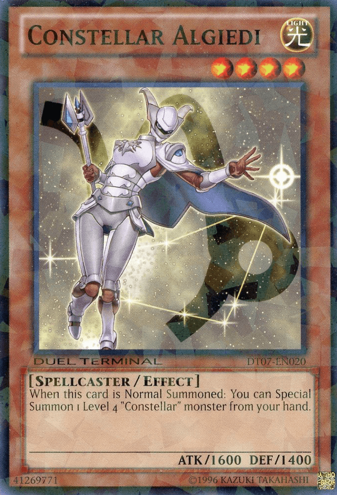 Common, Duel Terminal 7, Effect Monster, Light, Limited, Spellcaster Constellar Algiedi [DT07-EN020] Common - Trading Card World