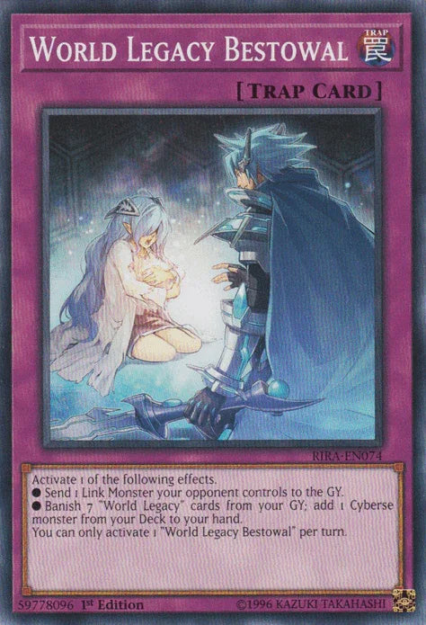 1st Edition, Common, Normal Trap, Rising Rampage, Trap, Unlimited World Legacy Bestowal [RIRA-EN074] Common - Trading Card World